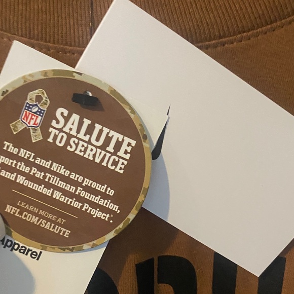 Pittsburgh Steelers Nike Salute to Service Long Sleeve Tee NWT NEW - Picture 2 of 6